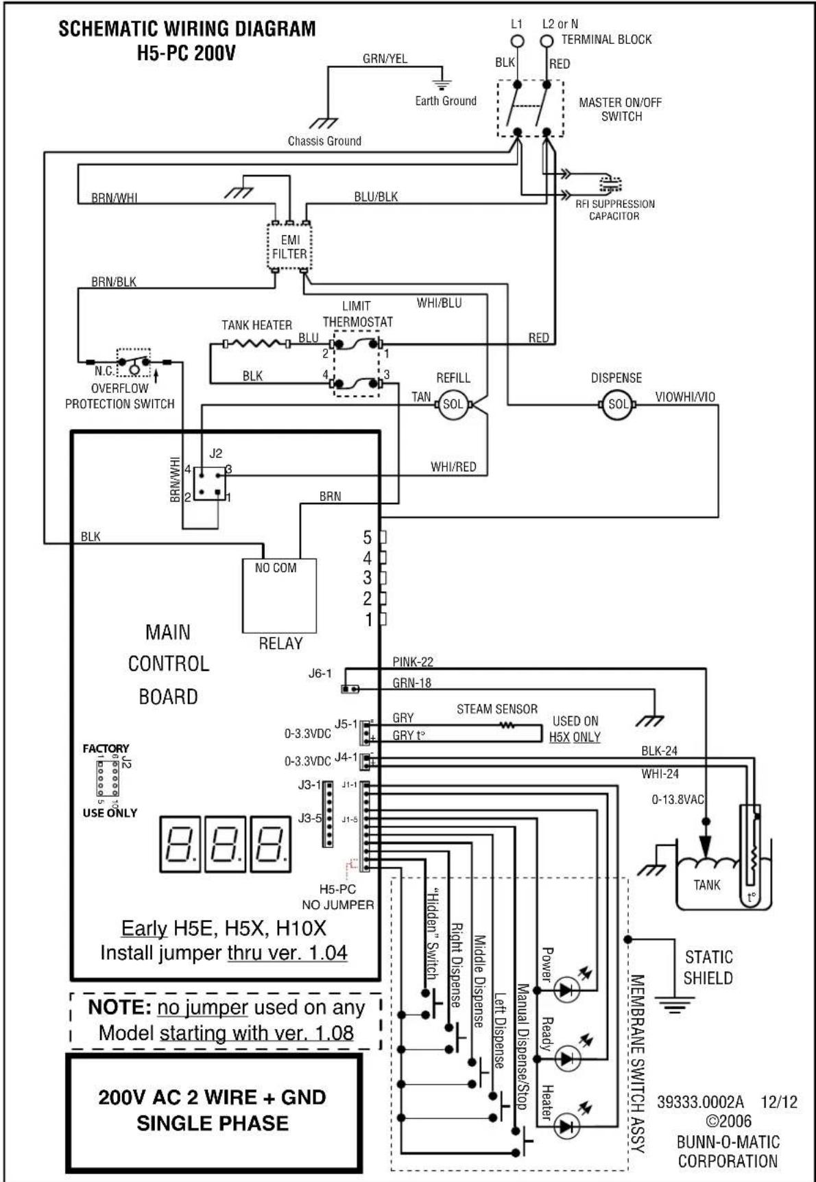 Bunn H5X Element SST - Removal and Replacement: - 4