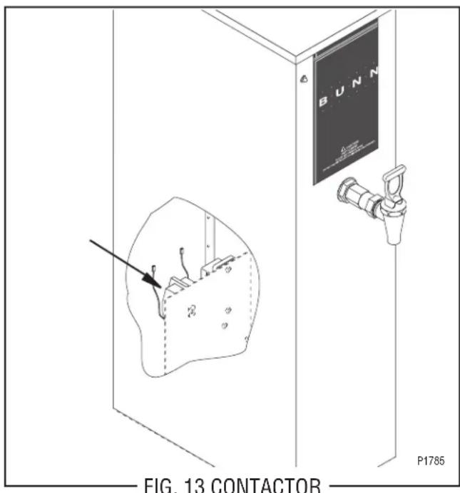 BUNN P1785 FIG. 13 CONTACTOR