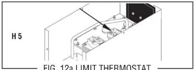 H 5 FIG. 12a LIMIT THERMOSTAT