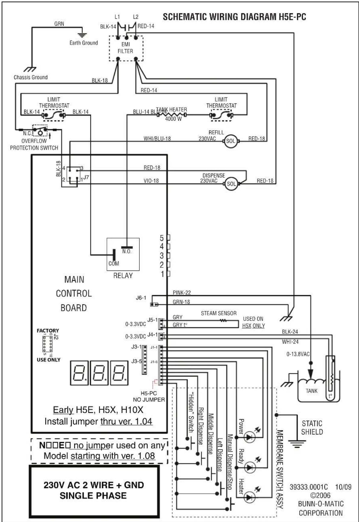 Bunn H5X Element SST - Removal and Replacement: - 3