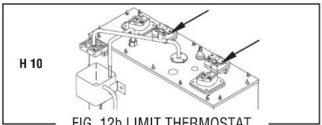 H 10 FIG. 12h LIMIT THERMOSTAT