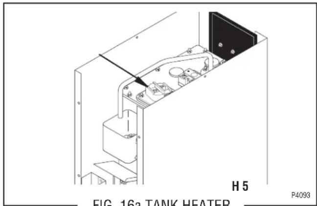 H 5 FIG. 16a TANK HEATER P4093
