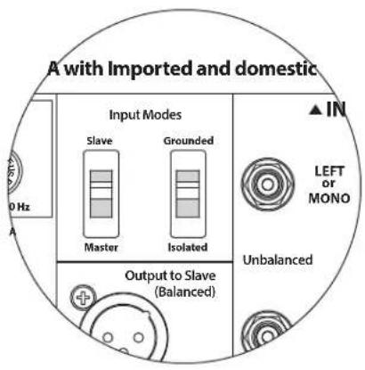 JL Audio Fathom V2 - Interruptor "Master / Slave" (Maestro/Esclavo) - 1
