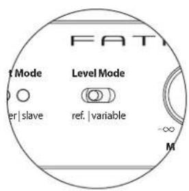 FAT 1 Mode Level Mode er | slave ref. | variable -∞ M