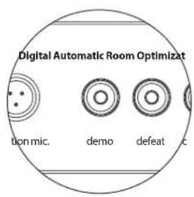 Digital Automatic Room Optimizat tion mic. demo defeat c