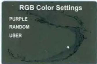 RGB Color Settings PURPLE RANDOM USER