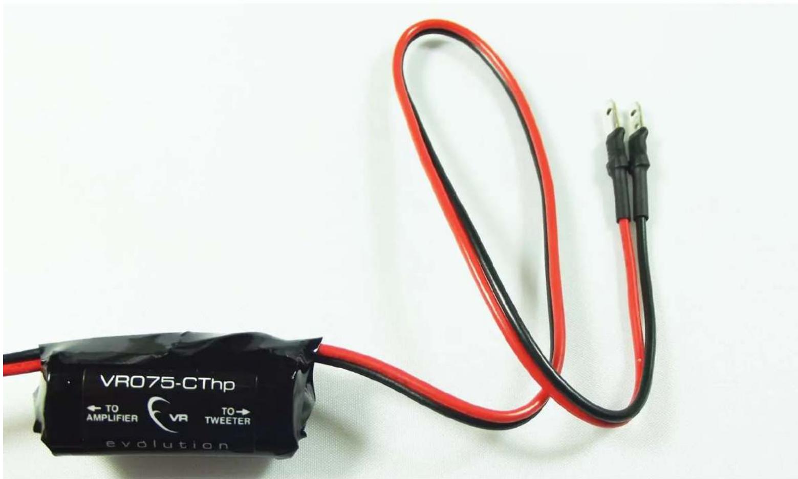VR075-CThp ← TO AMPLIFIER VR TO→ TWEETER evolution