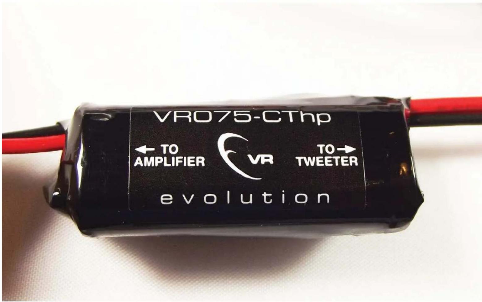 VR075-CThp ← TO AMPLIFIER VR TO→ TWEETER evolution