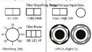 JL Audio Slash 300/4v3 - INSTALLATION NOTES: - 2