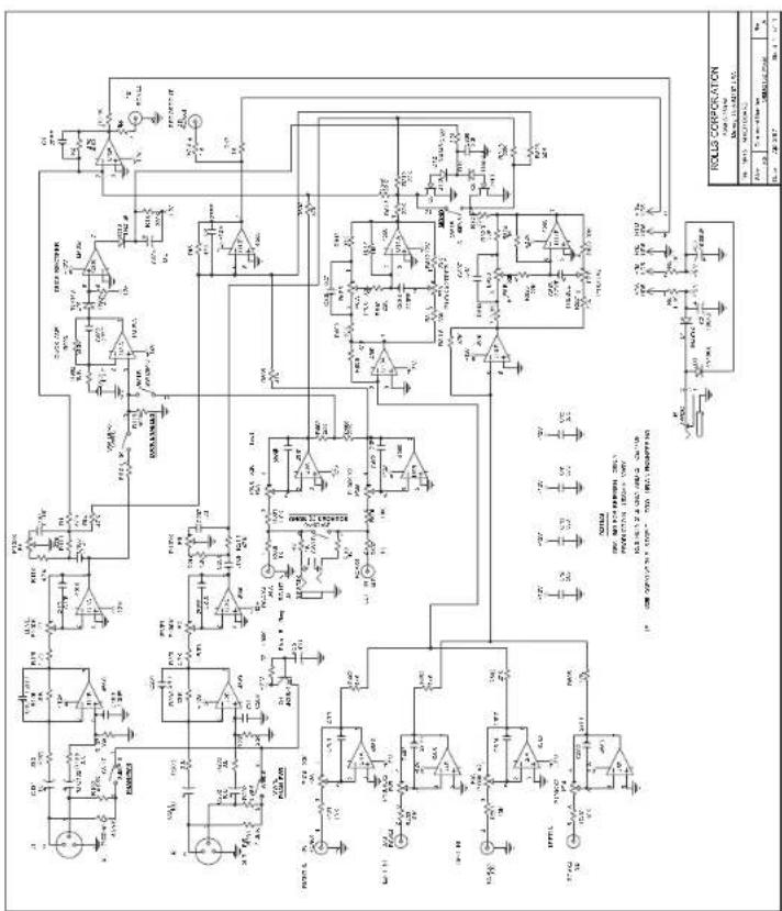 Electrical schematic diagram of a digital circuit with labeled components and connections