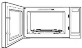 HAIER QVM7167RNSS - Walls, Floor, Inside Window, Metal and Plastic Parts on the Door - 1