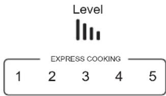 Level EXPRESS COOKING 1 2 3 4 5