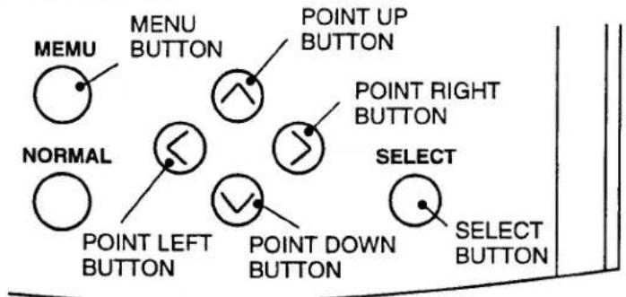 MENU MENU BUTTON POINT UP BUTTON NORMAL POINT LEFT BUTTON POINT RIGHT BUTTON SELECT POINT DOWN BUTTON SELECT BUTTON