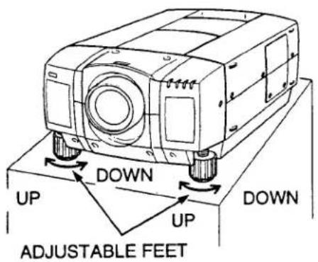 UP DOWN UP DOWN ADJUSTABLE FEET