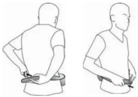 OREGON SCIENTIFIC WS911 - So verwenden Sie das Vibrations-Massagegerät allein: - 1
