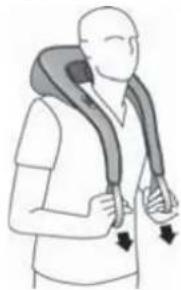 OREGON SCIENTIFIC WS911 - To use the Shiatsu massager alone: - 1