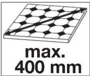 max. 400 mm