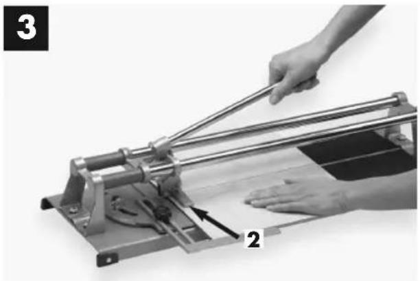 POWERFIX Tile Cutter - ●Instructions for use - 3