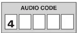 AUDIO CODE 4