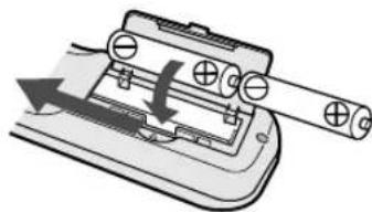 SHARP AF-S100EX - INSTALLING BATTERIES - 2