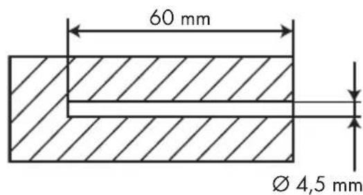 60 mm Ø 4,5 mm