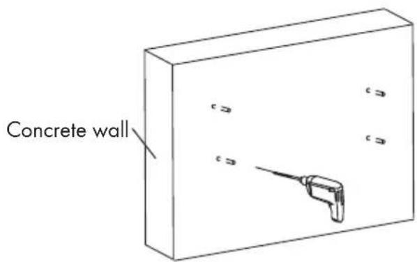 Concrete wall