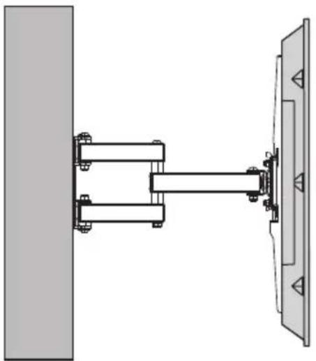 SILVERCREST SWH 55 A1 - Fixation du poste de télévision sur la plaque pour téléviseur - 2