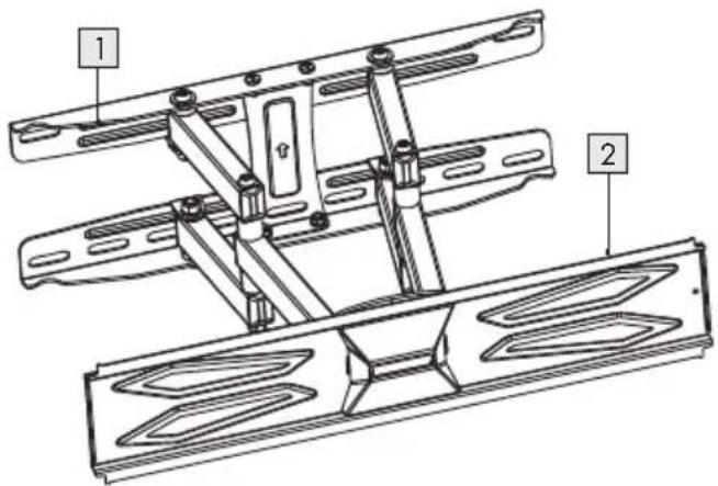 SILVERCREST SWH 55 A1 - - Beschrijving van de onderdelen - 1