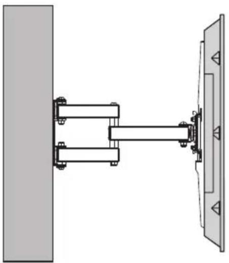 SILVERCREST SWH 55 A1 - Aufhängen des TV-Gerätes an der TV-Platte - 2