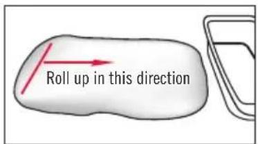 Roll up in this direction