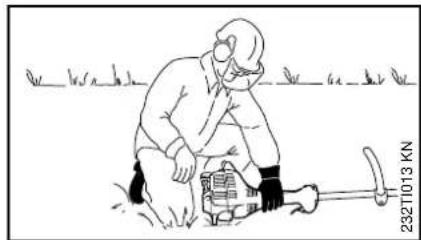 STIHL FS 38 - Posiciones del interruptor de parada - 4