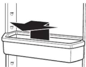WHIRLPOOL WZF34X16DW - Pour retirer et réinstaller le balconnet : - 1