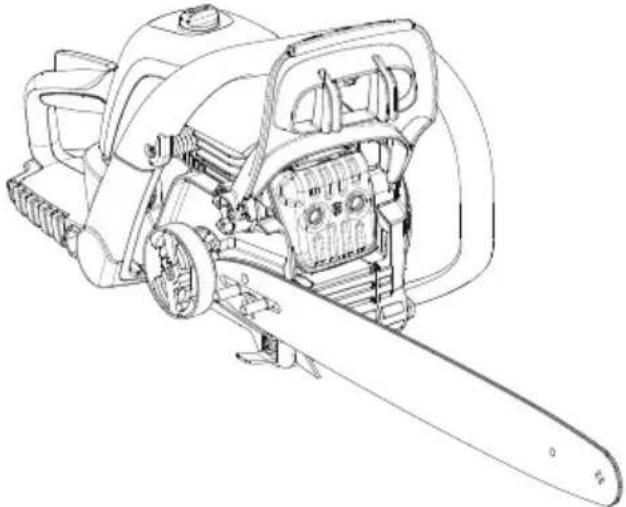 POULAN Pro PR5020 - FIXATION DE LA GRIFFE D'ABATTAGE (le cas échéant) - 4