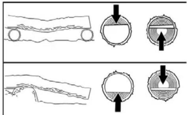 POULAN Pro PR271 - TYPES OF BUCKING CUTS - 3