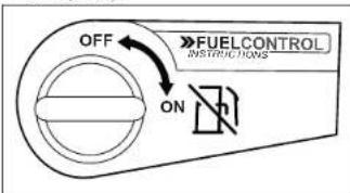 OFF FUELCONTROL INSTRUCTIONS ON