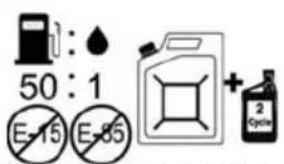 50 : 1 E-15 E-85 + 2 Cycline