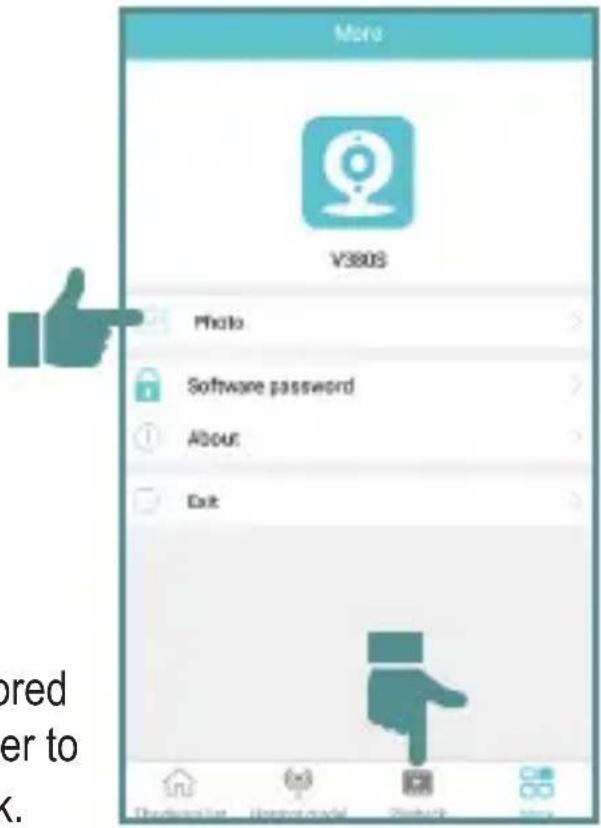 More V380S Photo Software password About: Exit PhydraxList Usermodel Playback New