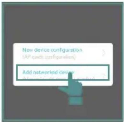 New device configuration (AP cards configuration) Add networked devices