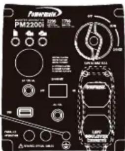 Powermate PM2000i - Grounding the Generator When In Use - 1