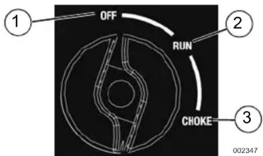 OFF RUN CHOKE 1 2 3 002347