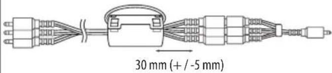 30 mm (+ / -5 mm)