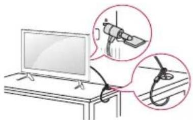 LG 32LX300C - Uso del sistema de seguridad Kensington - 1