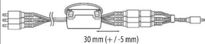 30 mm (+ / -5 mm)