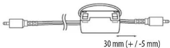 30 mm (+ / -5 mm)
