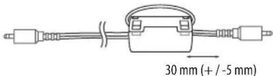 30 mm (+ / -5 mm)