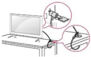 LG 32LX300C - Verwenden des kensington- sicherheitssystems - 1