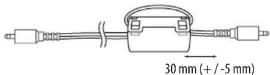 30 mm (+ / -5 mm)