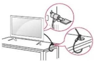 LG 32LX300C - Kensington güvenlik sisteminin kullanılması - 1