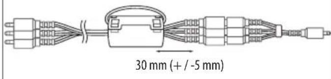 30 mm (+ / -5 mm)