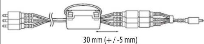 30 mm (+ / -5 mm)